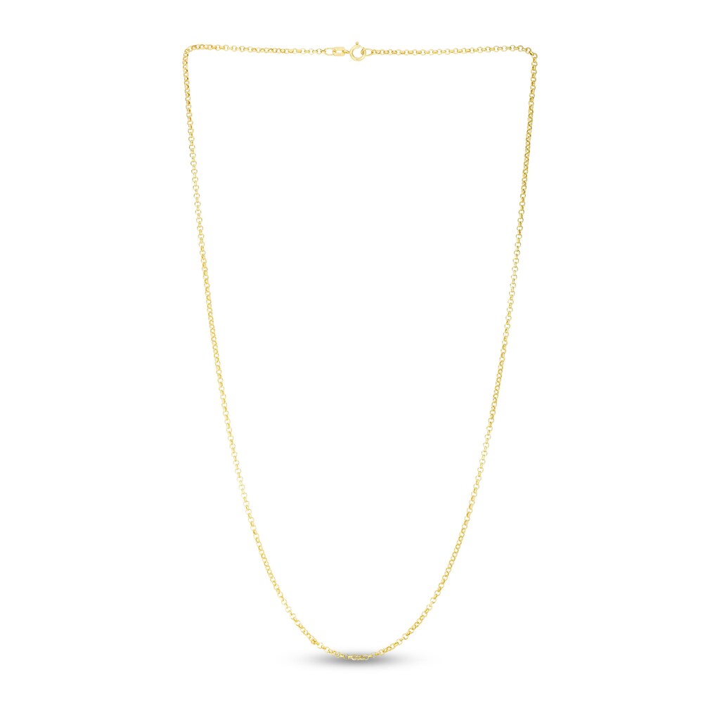 Rolo Chain Necklace 14K Yellow Gold 20\" N7gEsfVF Rolo Chain Necklace 14K Yellow Gold 20\" N7gEsfVF