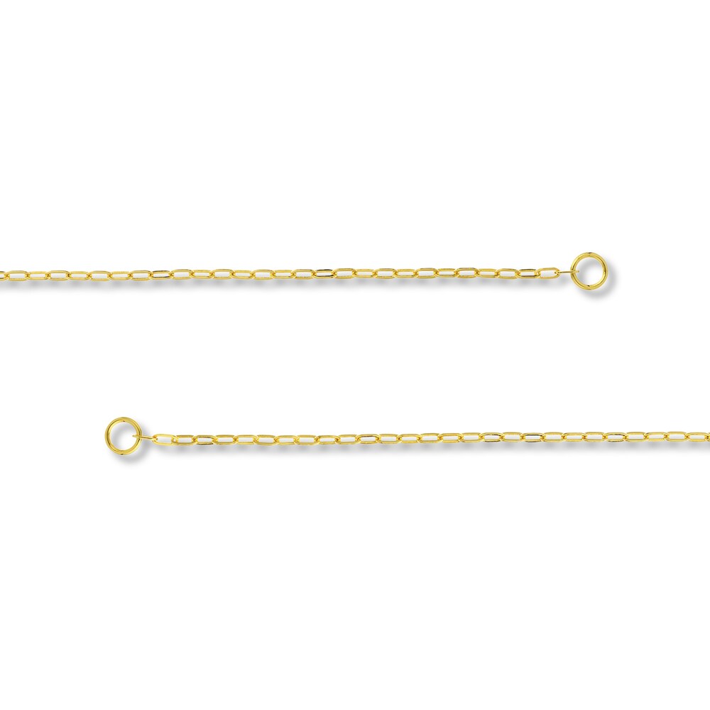 Paperclip Necklace 14K Yellow Gold 20\" NlfiIKiS Paperclip Necklace 14K Yellow Gold 20\" NlfiIKiS