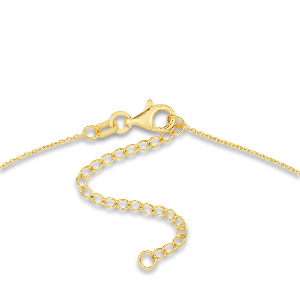 Moon & Star Necklace Diamond Accents 14K Yellow Gold 18\" O10fnNqj Moon & Star Necklace Diamond Accents 14K Yellow Gold 18\" O10fnNqj