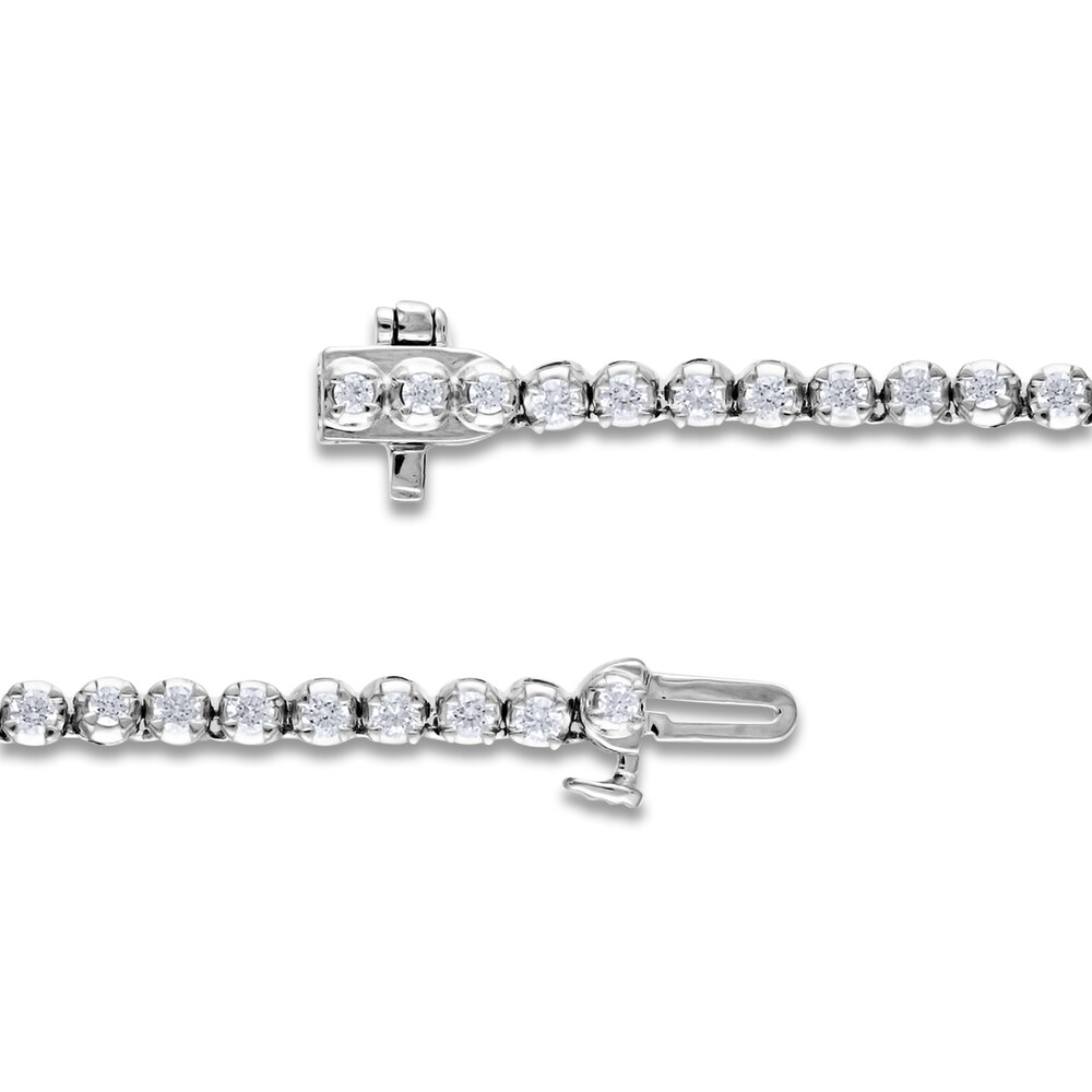 Diamond Tennis Necklace 12 ct tw Round 14K White Gold 16\" Og2TRiPx Diamond Tennis Necklace 12 ct tw Round 14K White Gold 16\" Og2TRiPx