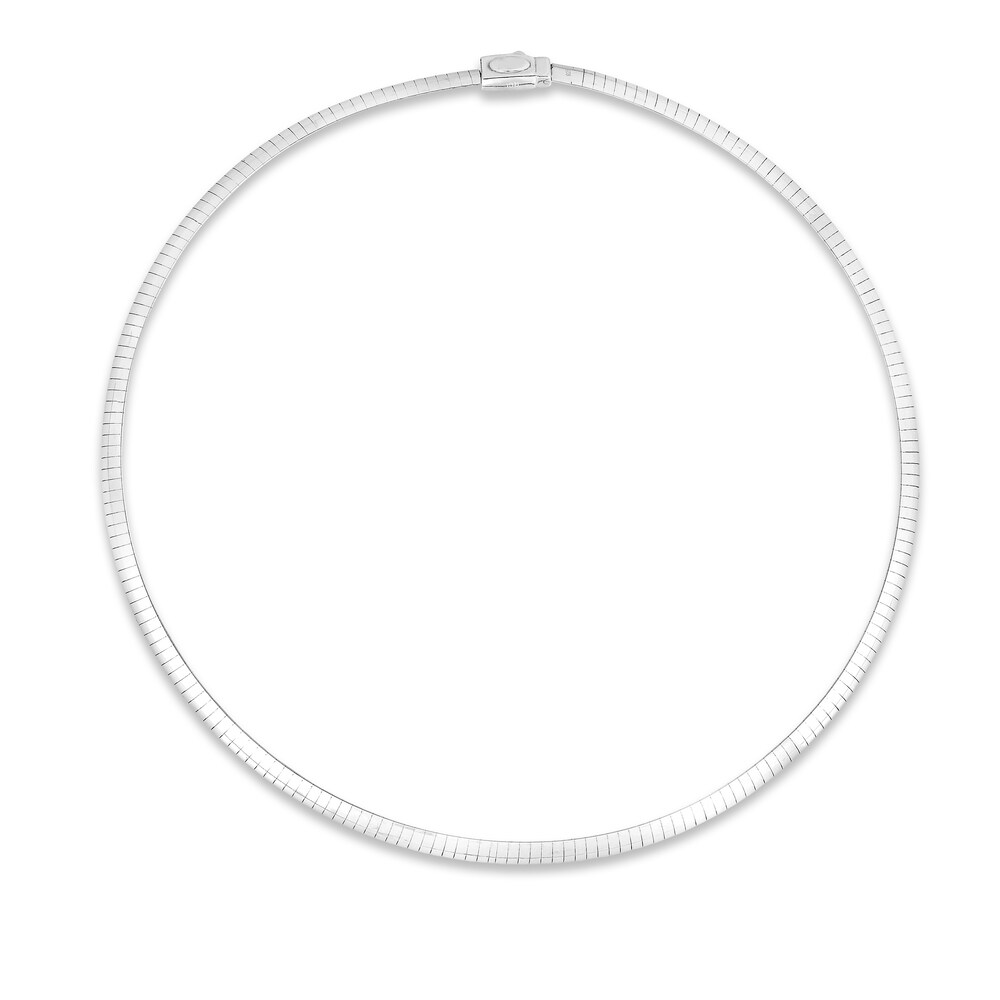 Reversible Necklace 14K Yellow Gold/Sterling Silver 5mm P0FOlIsy Reversible Necklace 14K Yellow Gold/Sterling Silver 5mm P0FOlIsy