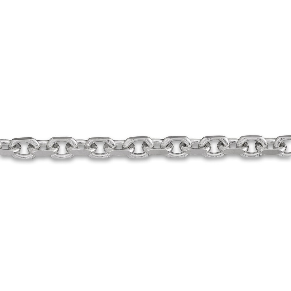 Men\'s Diamond Cut Cable Chain Necklace Sterling Silver 5.0mm 20\" P7wlUFaR