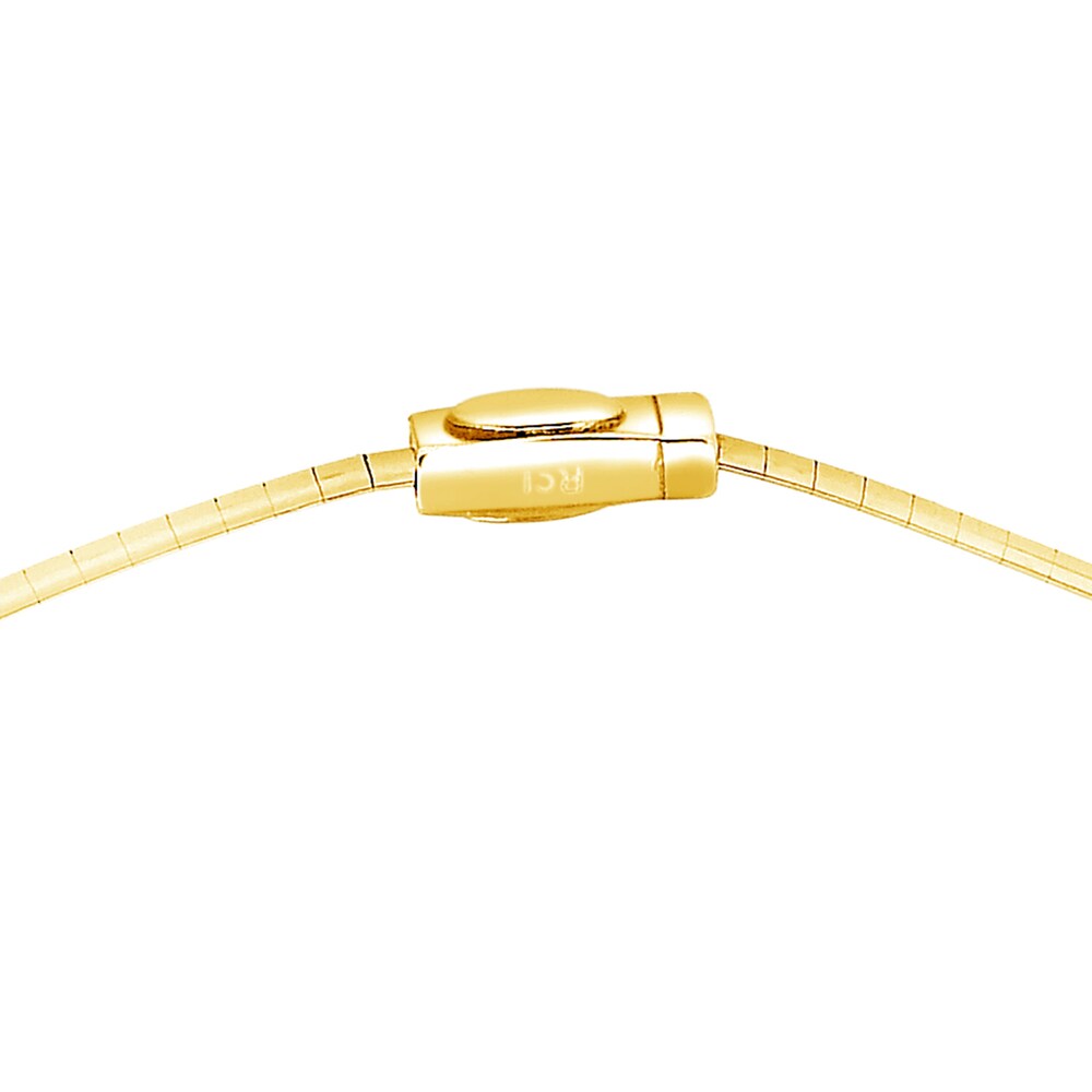 Omega Chain Necklace 14K Yellow Gold 16\" PkcyRfyy Omega Chain Necklace 14K Yellow Gold 16\" PkcyRfyy