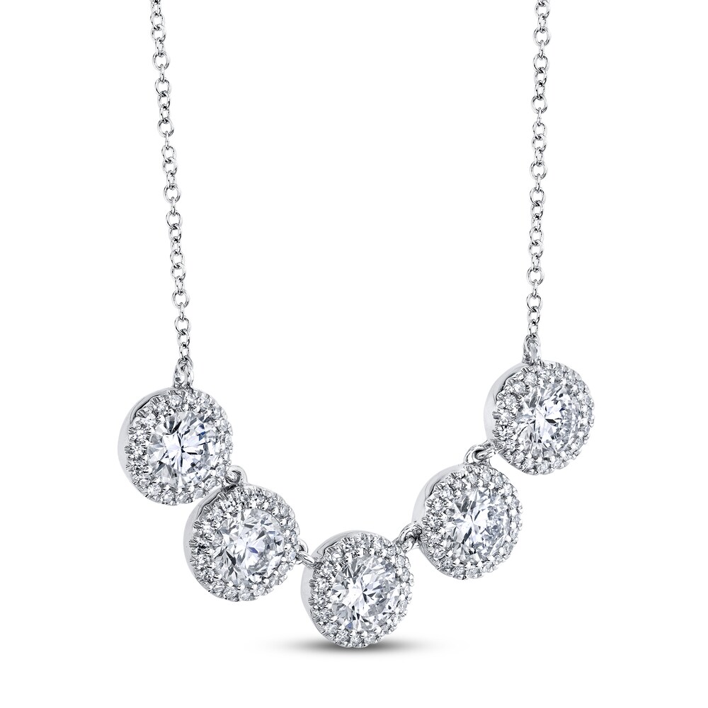 Shy Creation Diamond Necklace 2 1/8 ct tw Round 14K White Gold SC55004004V4 PsygVIyZ Shy Creation Diamond Necklace 2 1/8 ct tw Round 14K White Gold SC55004004V4 PsygVIyZ