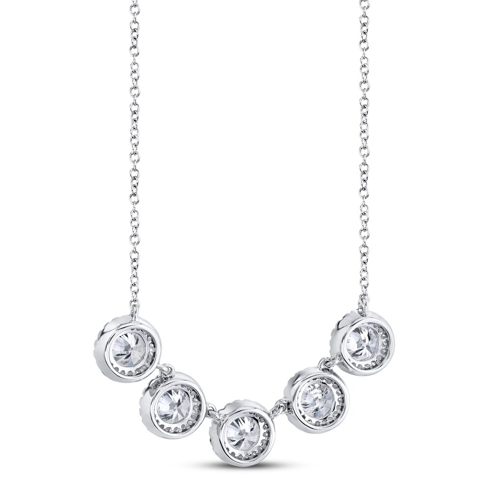 Shy Creation Diamond Necklace 2 1/8 ct tw Round 14K White Gold SC55004004V4 PsygVIyZ Shy Creation Diamond Necklace 2 1/8 ct tw Round 14K White Gold SC55004004V4 PsygVIyZ