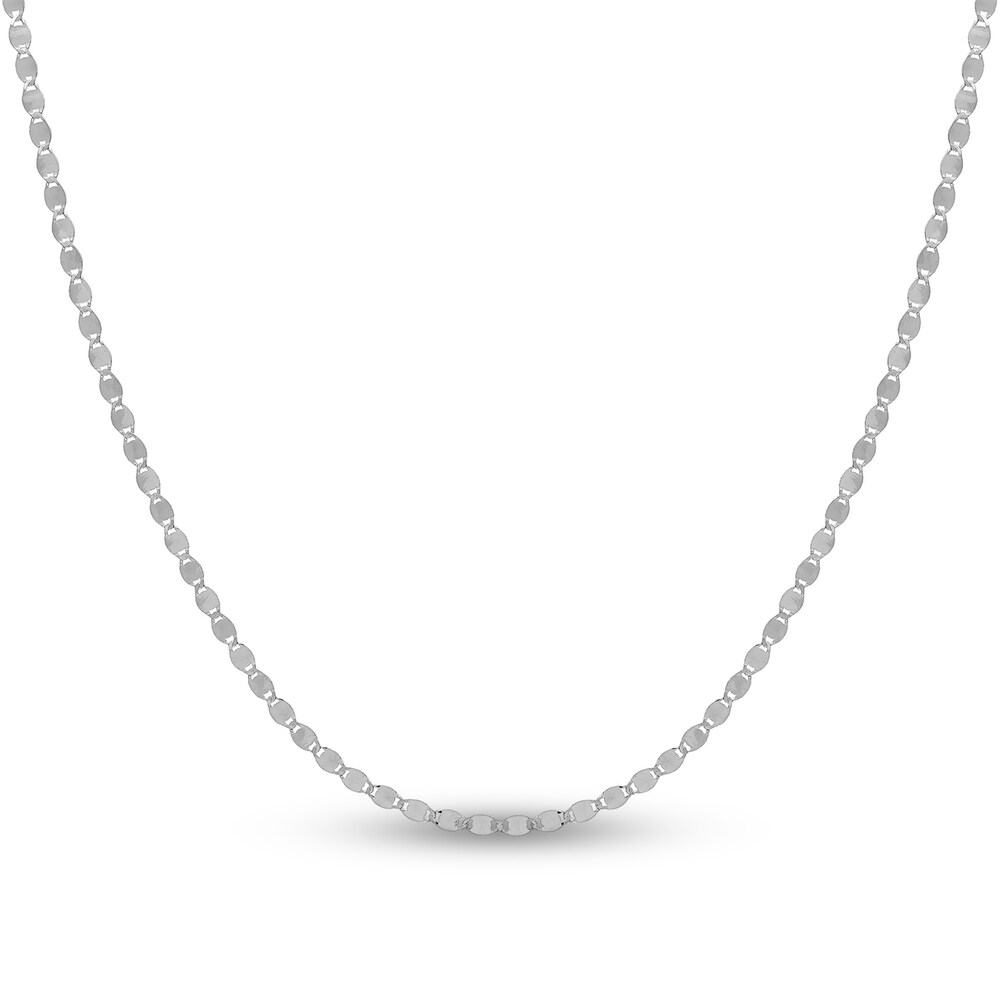 Valentino Chain Necklace 14K White Gold 20" QWRRG8cU Valentino Chain Necklace 14K White Gold 20" QWRRG8cU