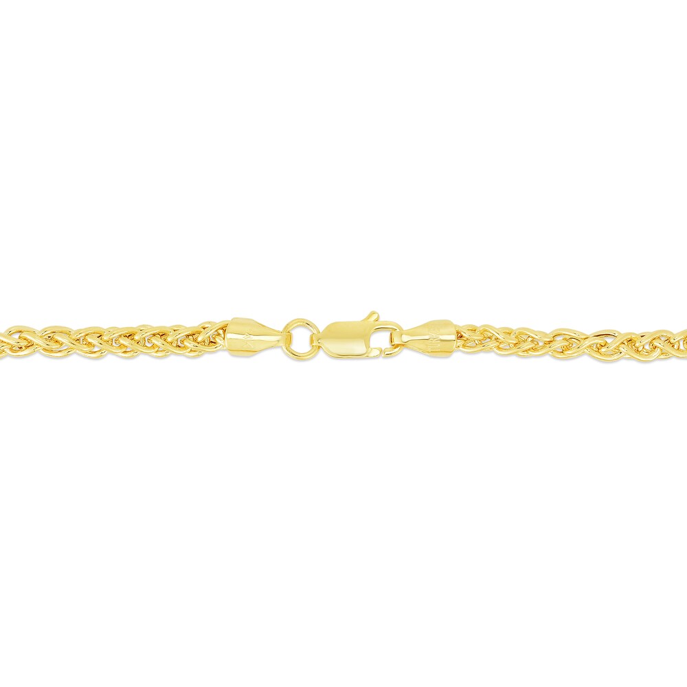 Round Wheat Chain Necklace 14K Yellow Gold 20\" RMCj4go2 Round Wheat Chain Necklace 14K Yellow Gold 20\" RMCj4go2