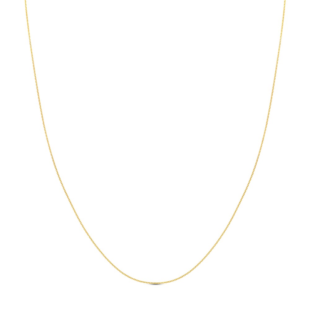 Diamond-Cut Cable Chain Necklace 14K Yellow Gold 16" RQBDtPrK