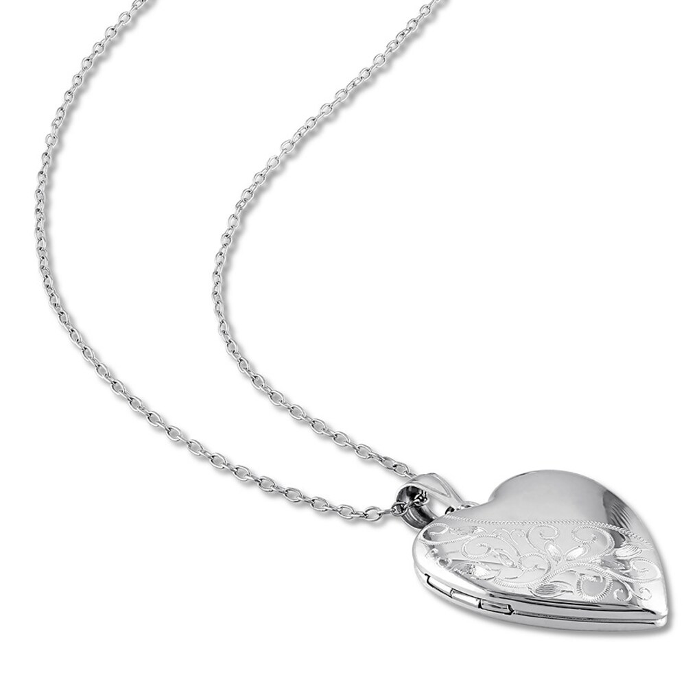 Heart Swirl Locket Necklace Sterling Silver RrJknc2o Heart Swirl Locket Necklace Sterling Silver RrJknc2o