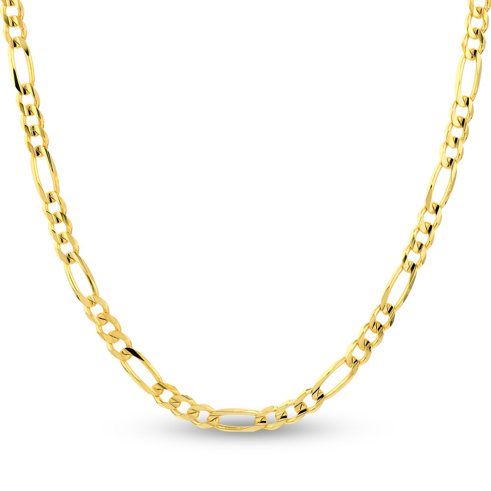 Figaro Chain Necklace 14K Yellow Gold 24" SqmTKL27 Figaro Chain Necklace 14K Yellow Gold 24" SqmTKL27