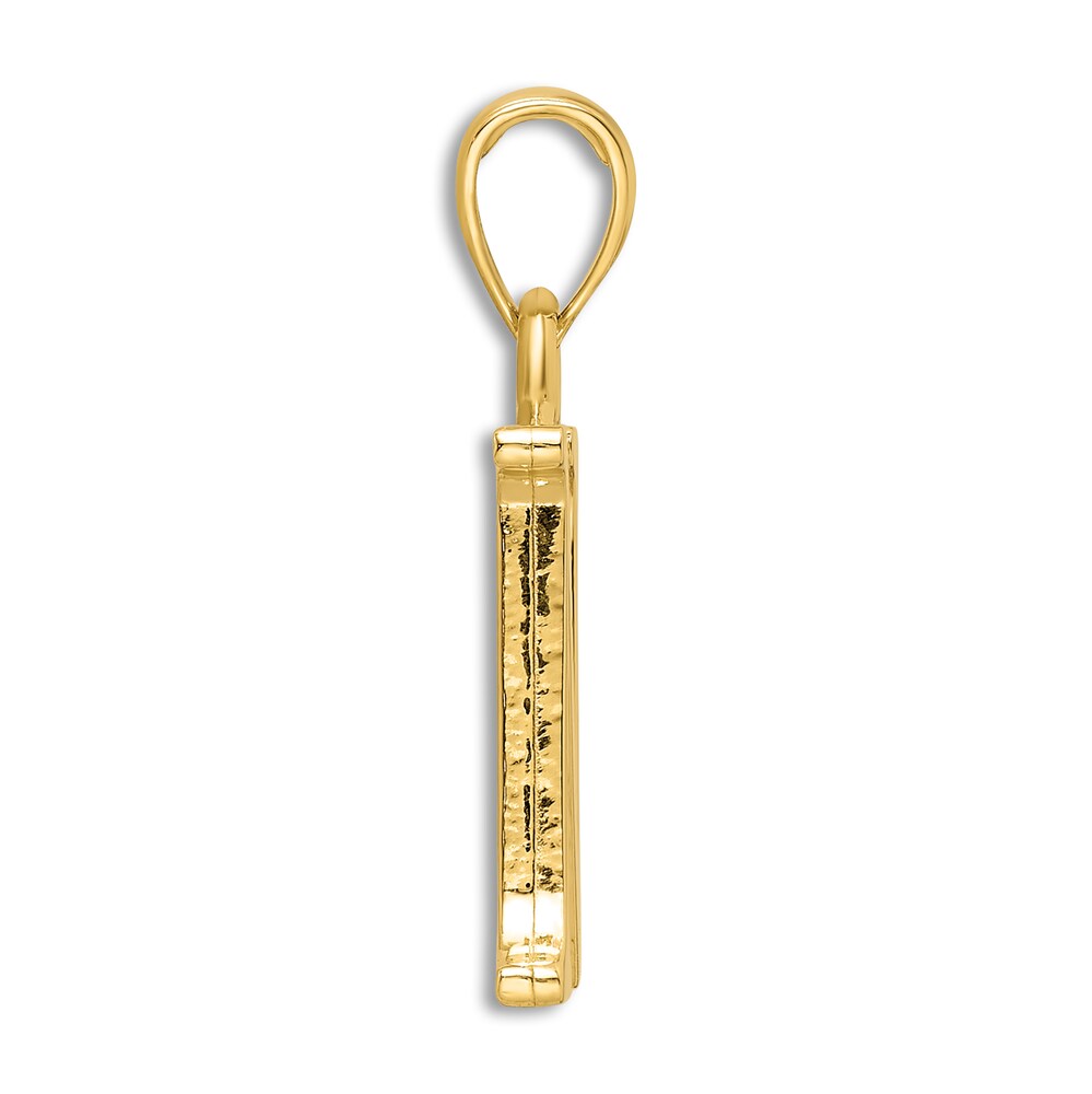 Initial N Charm 14K Yellow Gold 18\" SwDA591U Initial N Charm 14K Yellow Gold 18\" SwDA591U