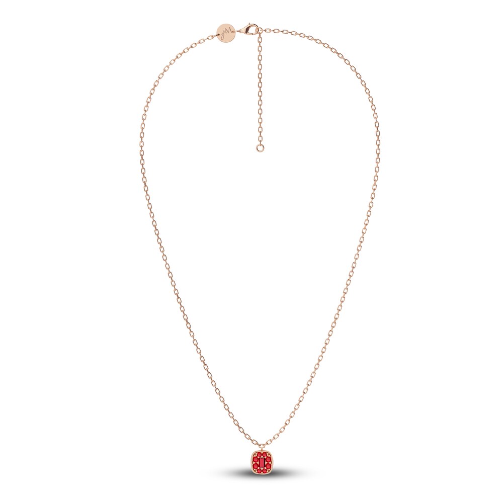 Juliette Maison Natural Ruby Pendant Necklace 10K Rose Gold Trqv7ru0 Juliette Maison Natural Ruby Pendant Necklace 10K Rose Gold Trqv7ru0