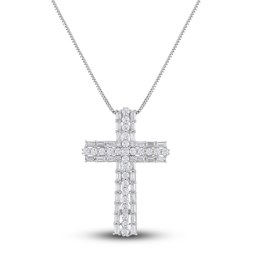 Diamond Pendant Necklace 1-1/3 ct tw Round 14K White Gold 18" U0CU5VYt Diamond Pendant Necklace 1-1/3 ct tw Round 14K White Gold 18" U0CU5VYt