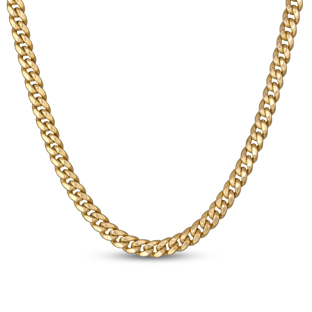 Miami Cuban Link Necklace 10K Yellow Gold Uz3qFkV1 Miami Cuban Link Necklace 10K Yellow Gold Uz3qFkV1