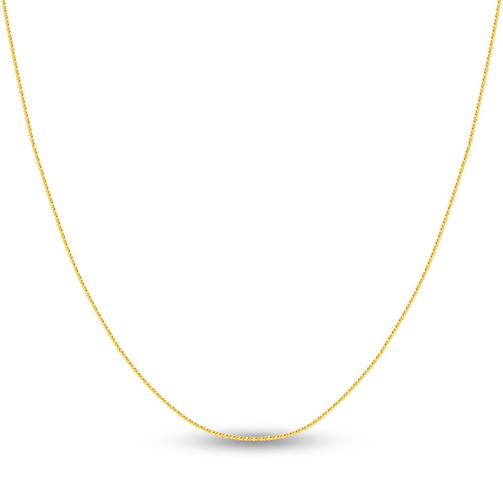 Square Wheat Chain Necklace 14K Yellow Gold 16" VWuAKxxo Square Wheat Chain Necklace 14K Yellow Gold 16" VWuAKxxo