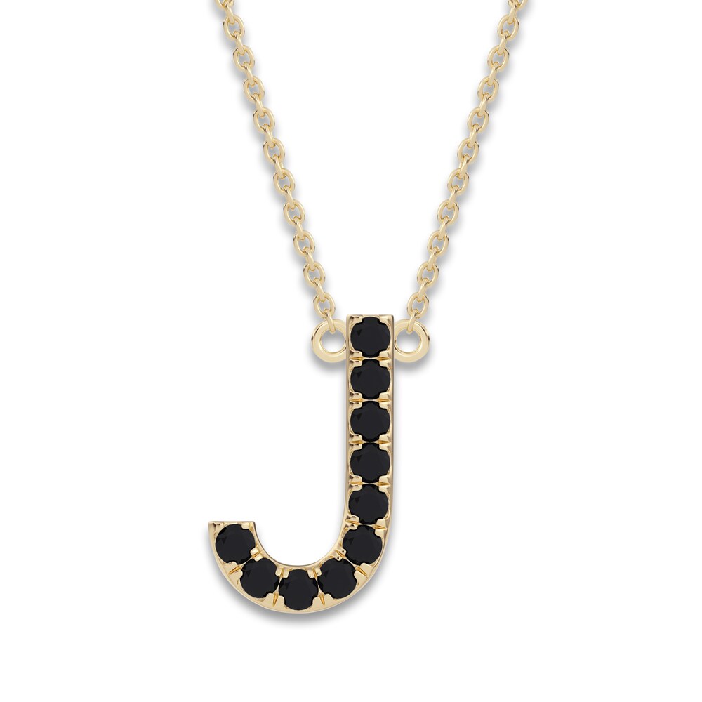 Juliette Maison Black Diamond Station Name Necklace 1/4 ct tw Round 10K Yellow Gold XJRHS7qp Juliette Maison Black Diamond Station Name Necklace 1/4 ct tw Round 10K Yellow Gold XJRHS7qp