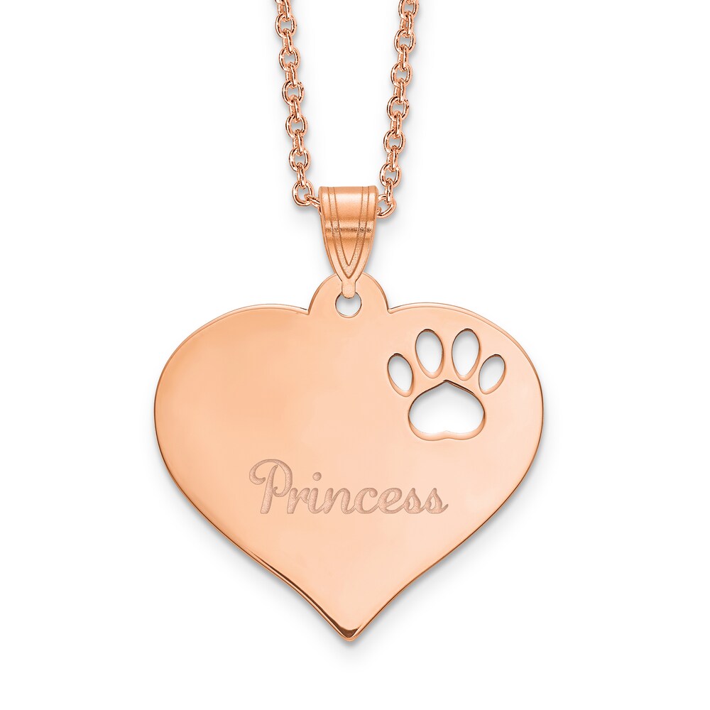 Heart with Paw Print Cut Out Pendant XNx9T2YU Heart with Paw Print Cut Out Pendant XNx9T2YU