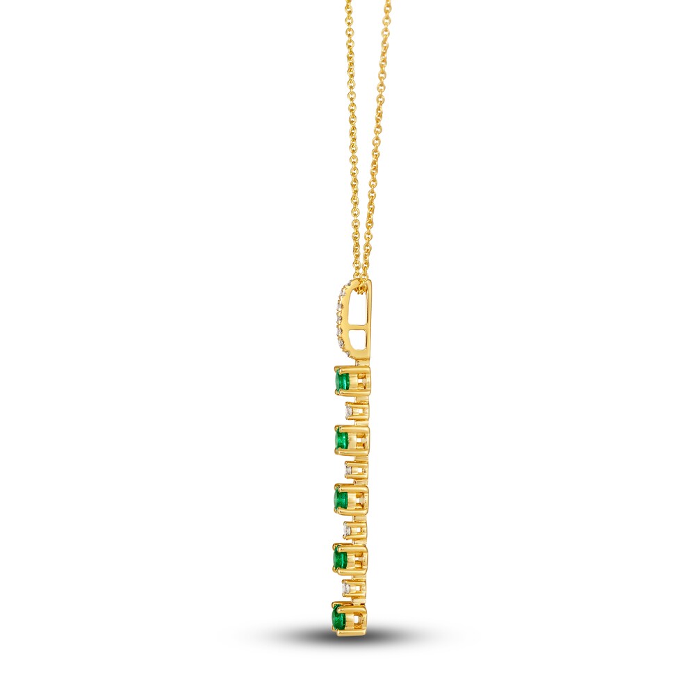 Le Vian Natural Emerald Necklace 1/8 ct tw Diamonds 14K Honey Gold Y0kh9vqX Le Vian Natural Emerald Necklace 1/8 ct tw Diamonds 14K Honey Gold Y0kh9vqX