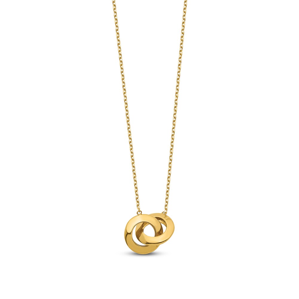 Circle Necklace 14K Yellow Gold YhSptw4w Circle Necklace 14K Yellow Gold YhSptw4w