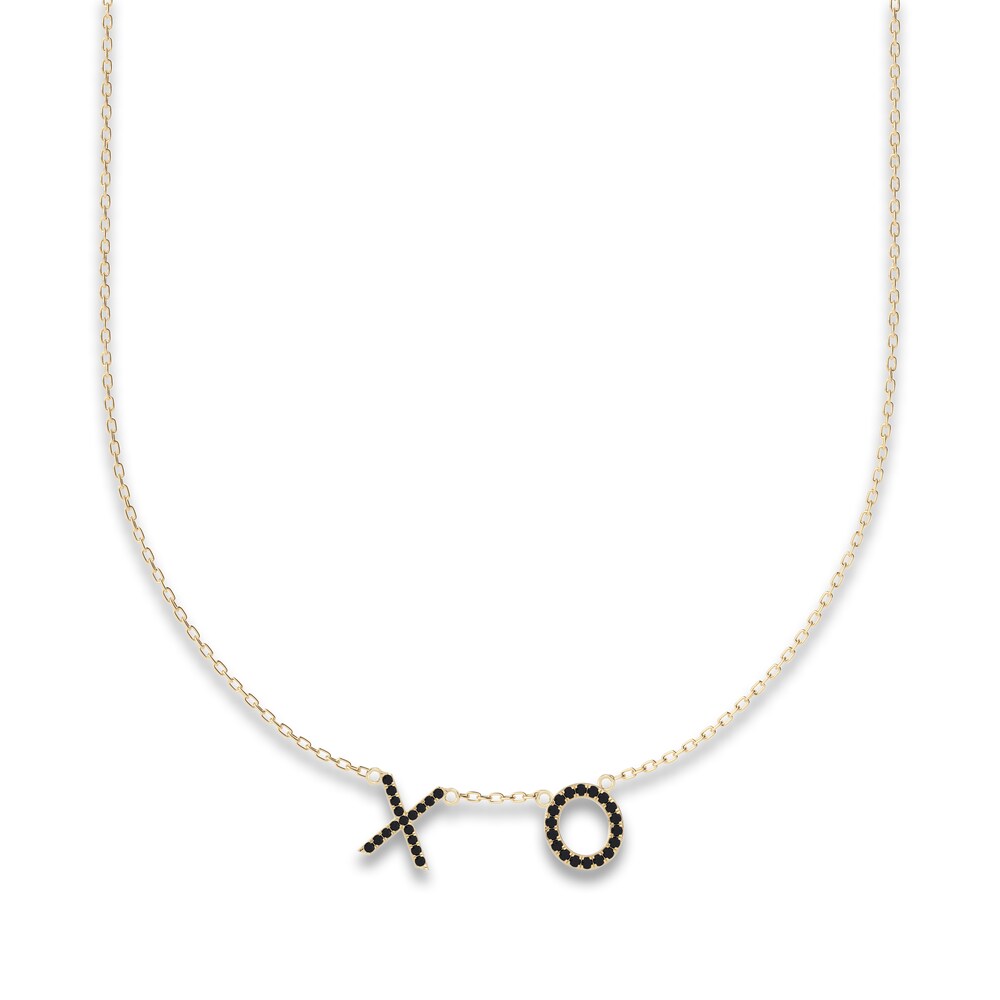 Juliette Maison Black Diamond Station Name Necklace 1/2 ct tw Round 10K Yellow Gold ZCUVlDxi Juliette Maison Black Diamond Station Name Necklace 1/2 ct tw Round 10K Yellow Gold ZCUVlDxi