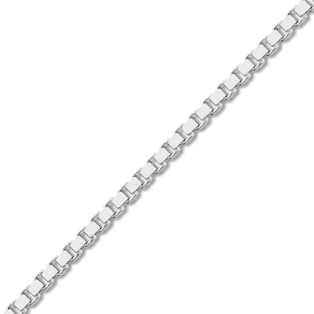 Box Chain Necklace 14K White Gold 16\" ZkaMH7HF Box Chain Necklace 14K White Gold 16\" ZkaMH7HF