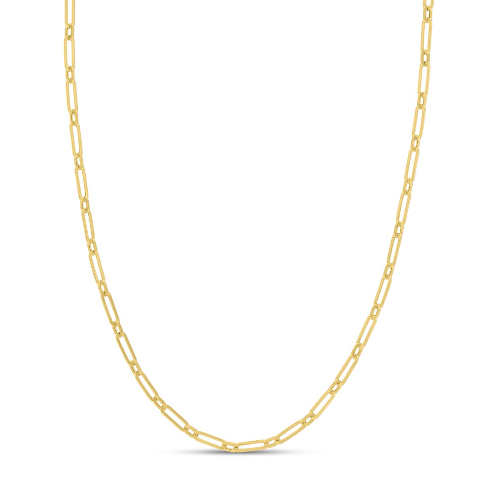 Oval Link Necklace 14K Yellow Gold aqGQ9JW3 Oval Link Necklace 14K Yellow Gold aqGQ9JW3
