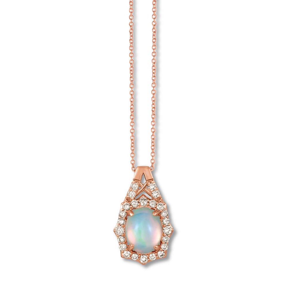Le Vian Opal Necklace 1/2 ct. tw Diamonds 14K Strawberry Gold b0IbwjpJ Le Vian Opal Necklace 1/2 ct. tw Diamonds 14K Strawberry Gold b0IbwjpJ