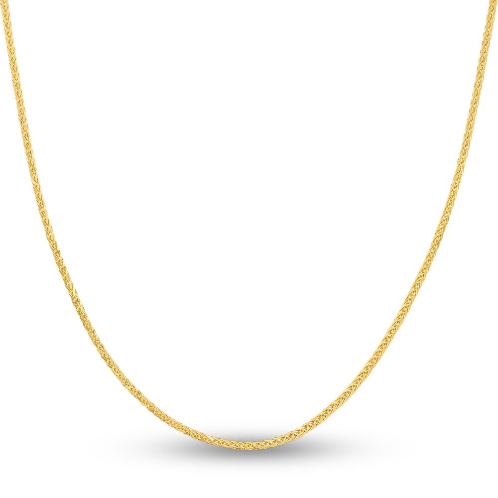 Square Wheat Chain Necklace 14K Yellow Gold 20" bGsy2ed7 Square Wheat Chain Necklace 14K Yellow Gold 20" bGsy2ed7