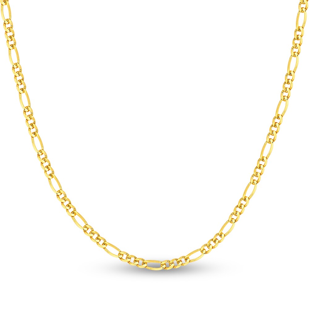 Figaro Chain Necklace 14K Yellow Gold 16" bvtO8w07 Figaro Chain Necklace 14K Yellow Gold 16" bvtO8w07