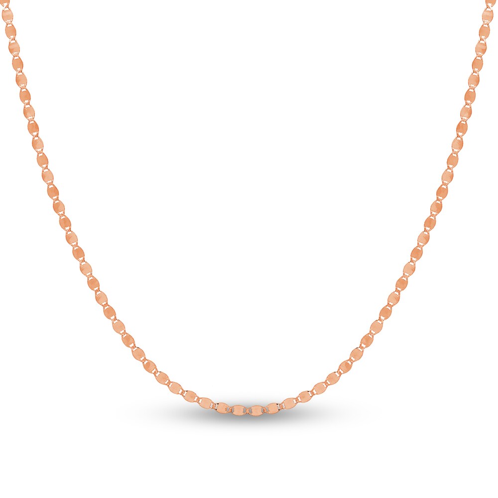 Valentino Chain Necklace 14K Rose Gold 16" cBtjt2XT Valentino Chain Necklace 14K Rose Gold 16" cBtjt2XT