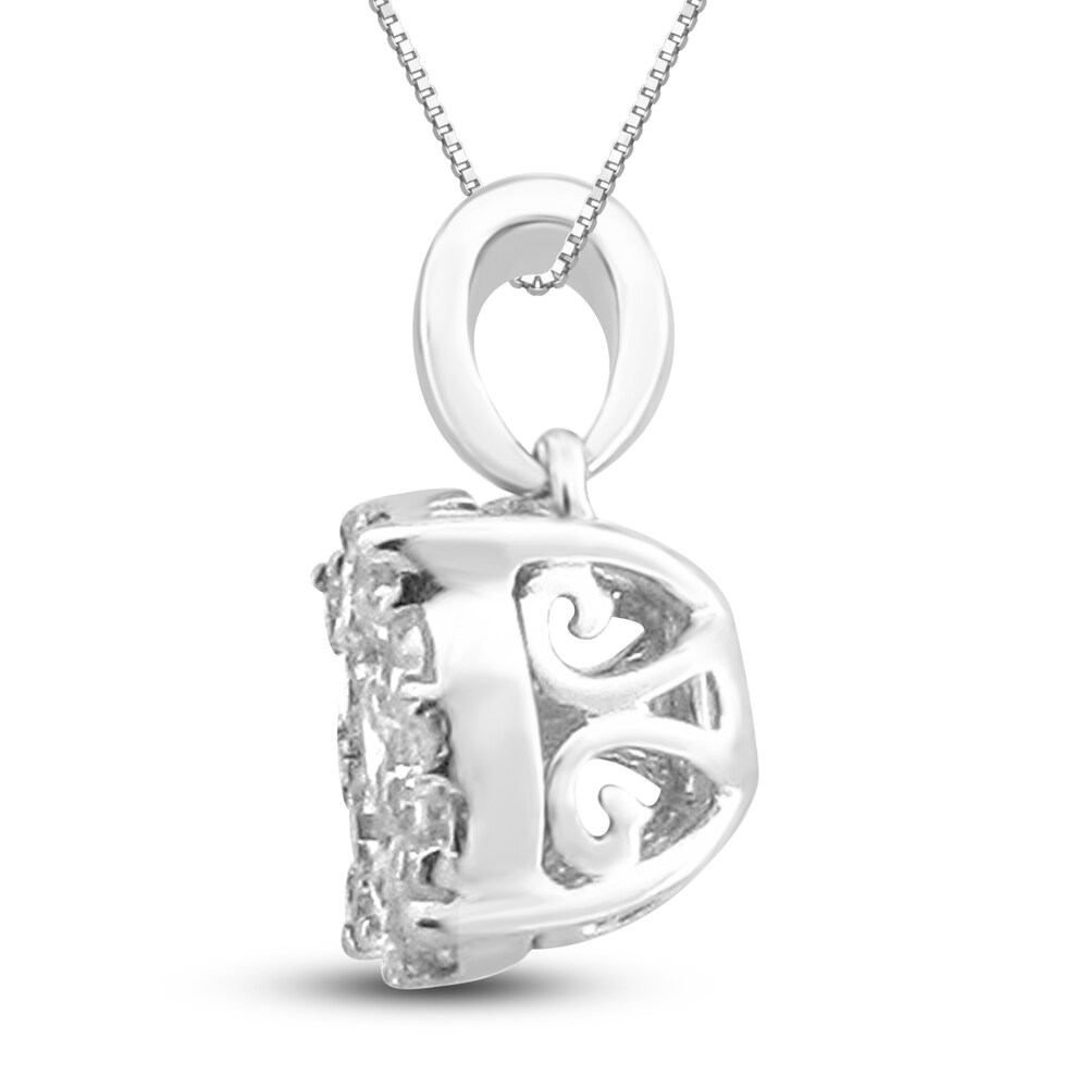 Diamond Necklace 1/2 ct tw Round 14K White Gold cpuBfTGL Diamond Necklace 1/2 ct tw Round 14K White Gold cpuBfTGL