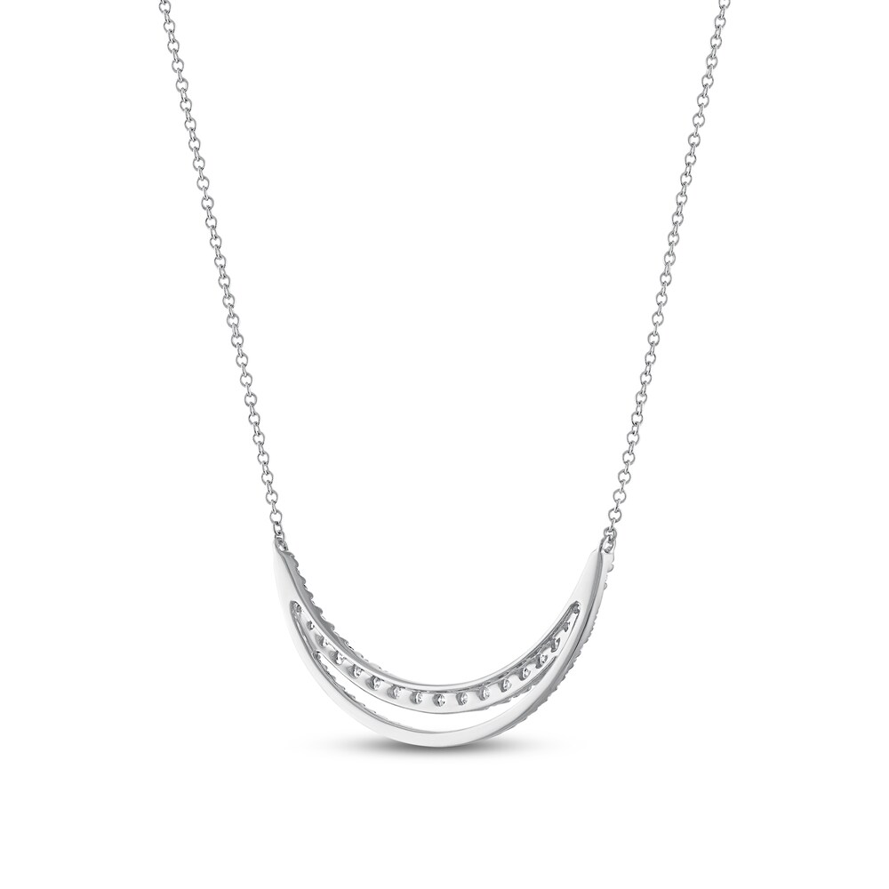 Diamond Necklace 1/2 ct tw Round 10K White Gold d1P36CZD Diamond Necklace 1/2 ct tw Round 10K White Gold d1P36CZD