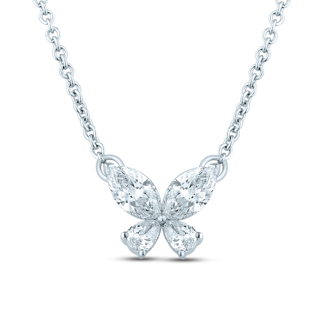 Pnina Tornai Diamond Butterfly Necklace 3/8 ct tw Round 14K White Gold d3m20IQv Pnina Tornai Diamond Butterfly Necklace 3/8 ct tw Round 14K White Gold d3m20IQv