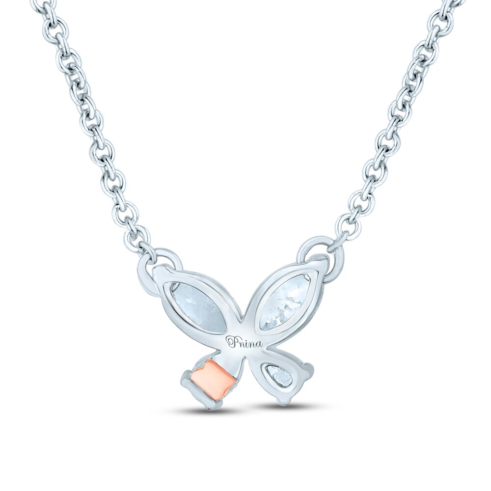 Pnina Tornai Diamond Butterfly Necklace 3/8 ct tw Round 14K White Gold d3m20IQv Pnina Tornai Diamond Butterfly Necklace 3/8 ct tw Round 14K White Gold d3m20IQv