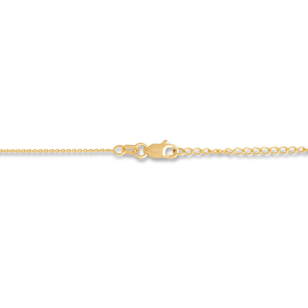 Love Bar Necklace 14K Yellow Gold 16\" dqBVIBuU