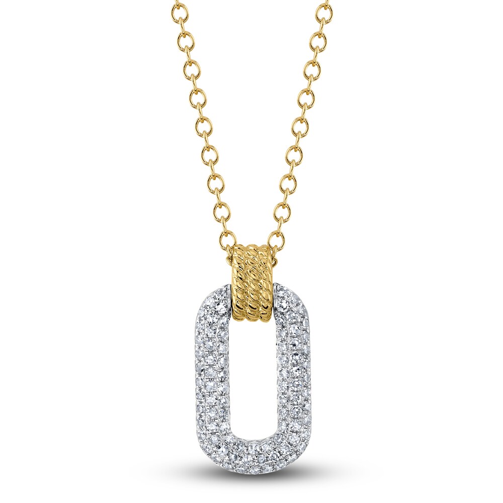 Shy Creation Diamond Necklace 1/6 ct tw Round 14K Two-Tone Gold 18" SC55024422 e7yA0LLH Shy Creation Diamond Necklace 1/6 ct tw Round 14K Two-Tone Gold 18" SC55024422 e7yA0LLH
