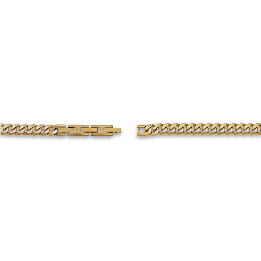 Men\'s Curb Chain Necklace Gold Ion-Plated Stainless Steel 8mm 24\" eEPwsqrg Men\'s Curb Chain Necklace Gold Ion-Plated Stainless Steel 8mm 24\" eEPwsqrg