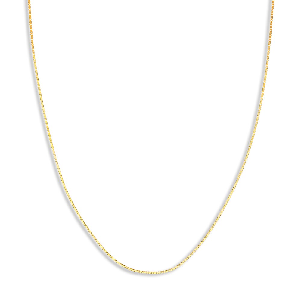 Box Chain 14K Yellow Gold 16" Length eGRHw0mU