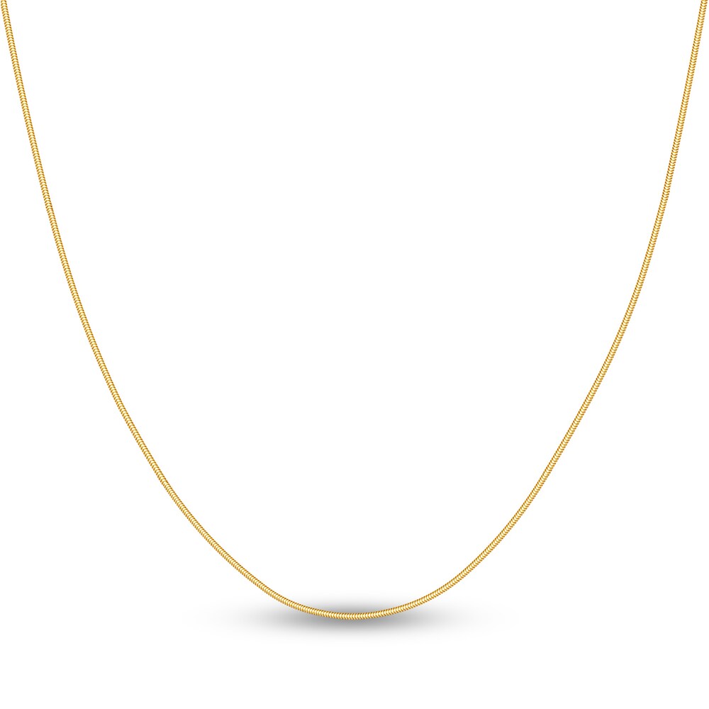 Hollow Snake Chain Necklace 14K Yellow Gold 16" ff6vHzBD Hollow Snake Chain Necklace 14K Yellow Gold 16" ff6vHzBD
