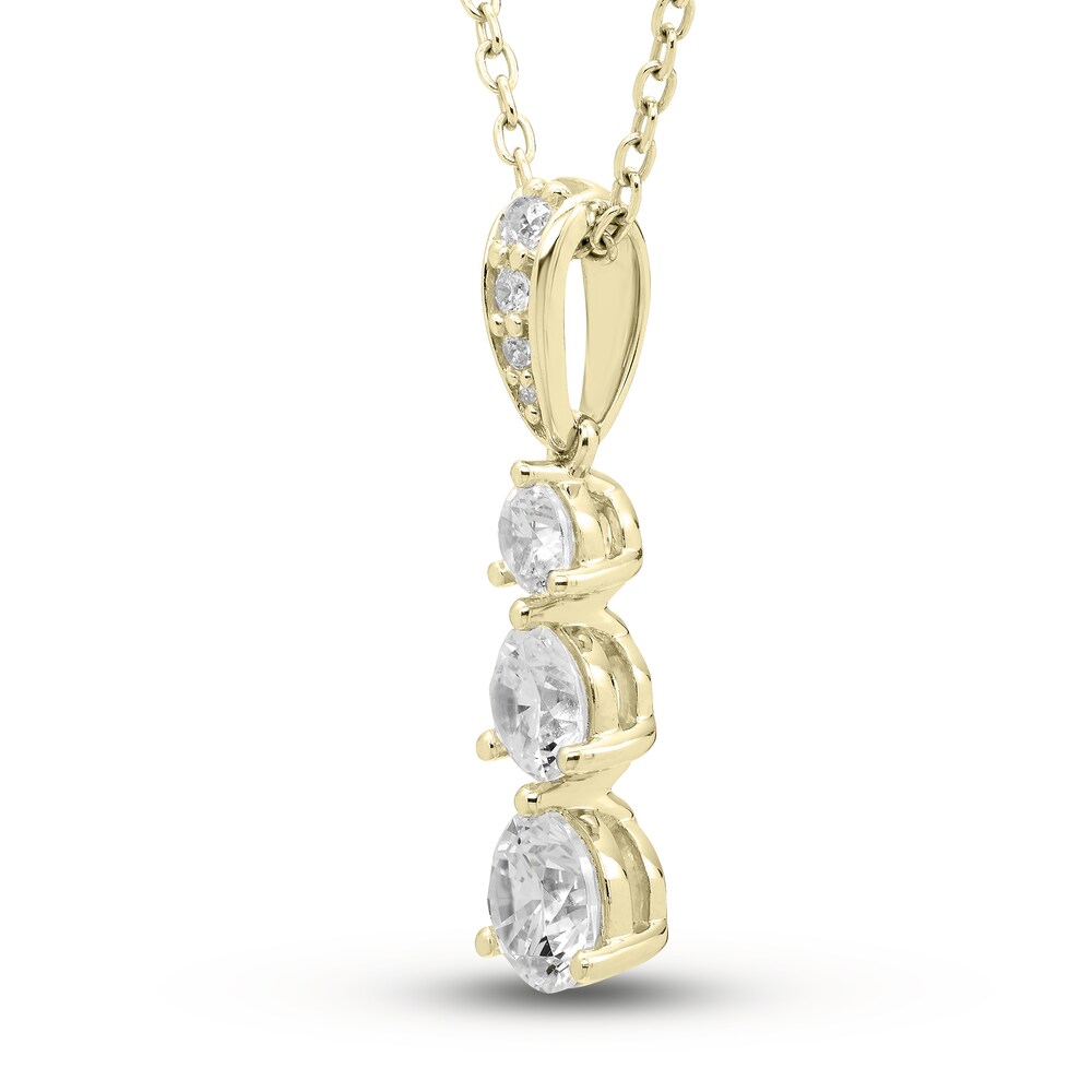 Hearts Desire Diamond Necklace 1 ct tw Round 18K Yellow Gold fmMPPGUD Hearts Desire Diamond Necklace 1 ct tw Round 18K Yellow Gold fmMPPGUD