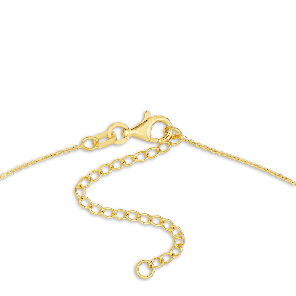 Fluted Cross Necklace 14K Yellow Gold 16\" ftEXPPC0 Fluted Cross Necklace 14K Yellow Gold 16\" ftEXPPC0