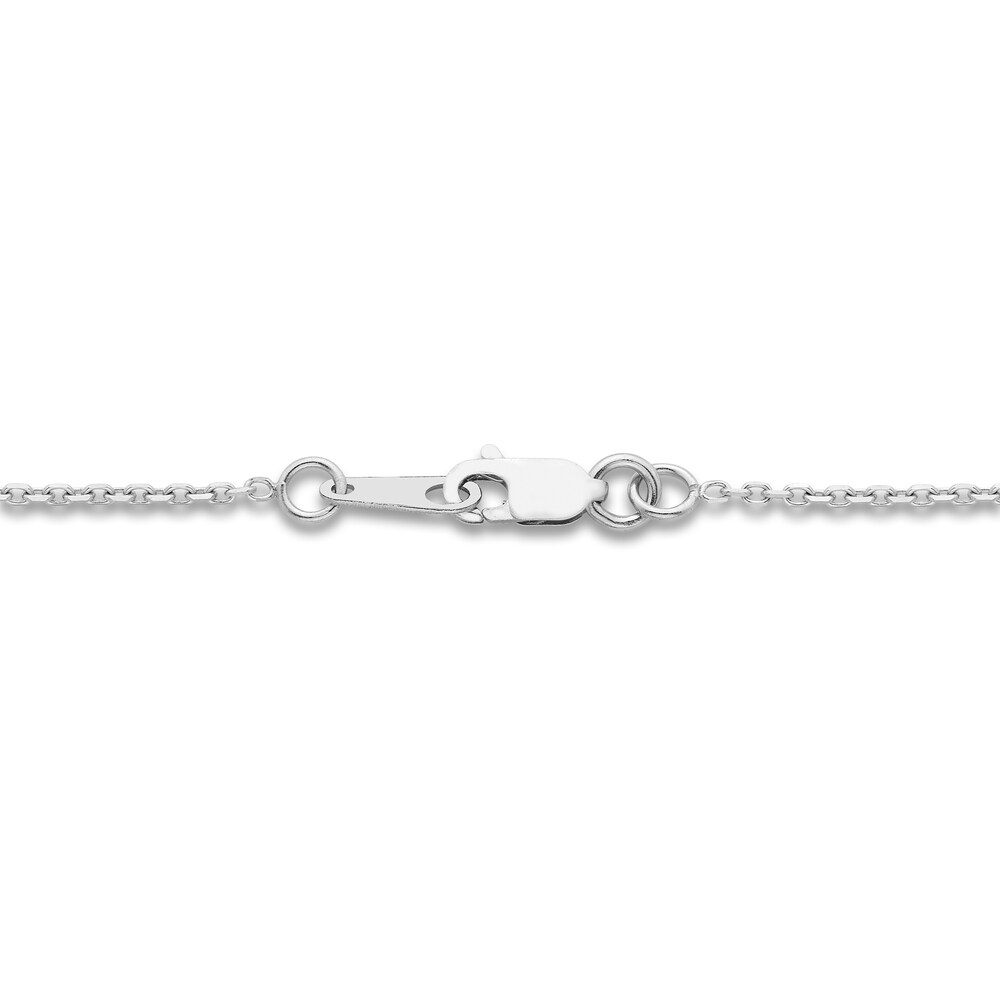 Diamond Initial V Pendant Necklace 1/10 ct tw Round 10K White Gold g1SdIXbb Diamond Initial V Pendant Necklace 1/10 ct tw Round 10K White Gold g1SdIXbb