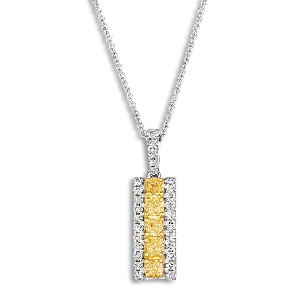 Le Vian Sunny Yellow Diamond Pendant Necklace 3/4 ct tw Round 14K Two-Tone Gold 19" geFbVN7W Le Vian Sunny Yellow Diamond Pendant Necklace 3/4 ct tw Round 14K Two-Tone Gold 19" geFbVN7W