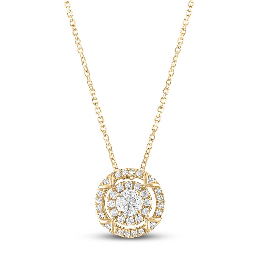 Vera Wang WISH Diamond Necklace 3/4 ct tw Round 10K Yellow Gold hNG3d0Zw Vera Wang WISH Diamond Necklace 3/4 ct tw Round 10K Yellow Gold hNG3d0Zw