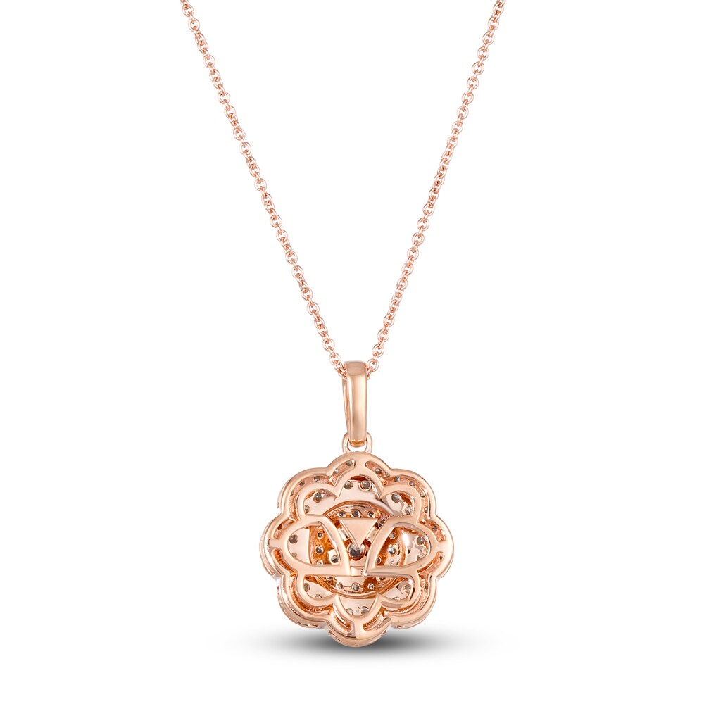 Le Vian Chocolate Diamond Necklace 3/4 ct tw Round 14K Strawberry Gold hQV8gRTE Le Vian Chocolate Diamond Necklace 3/4 ct tw Round 14K Strawberry Gold hQV8gRTE