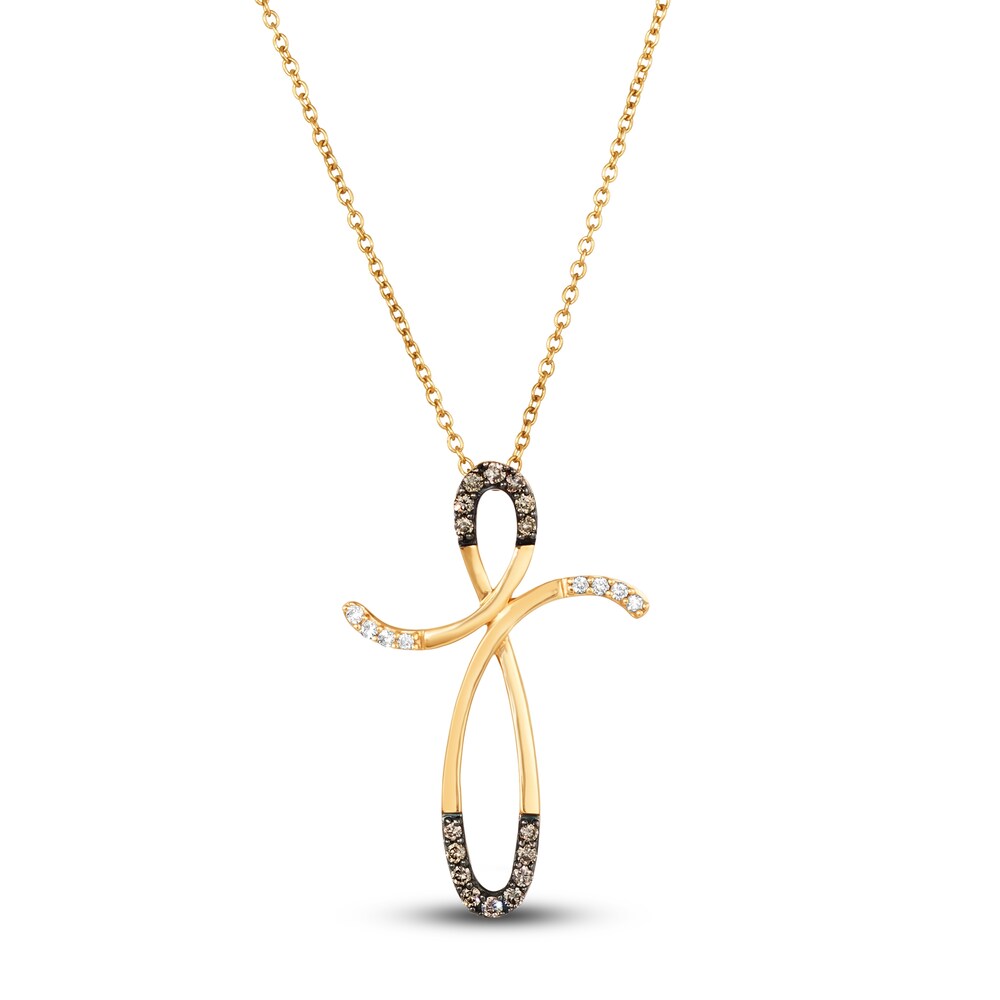 Le Vian Chocolate Diamond Necklace 1/5 ct tw Round 14K Honey Gold hQV98bew Le Vian Chocolate Diamond Necklace 1/5 ct tw Round 14K Honey Gold hQV98bew