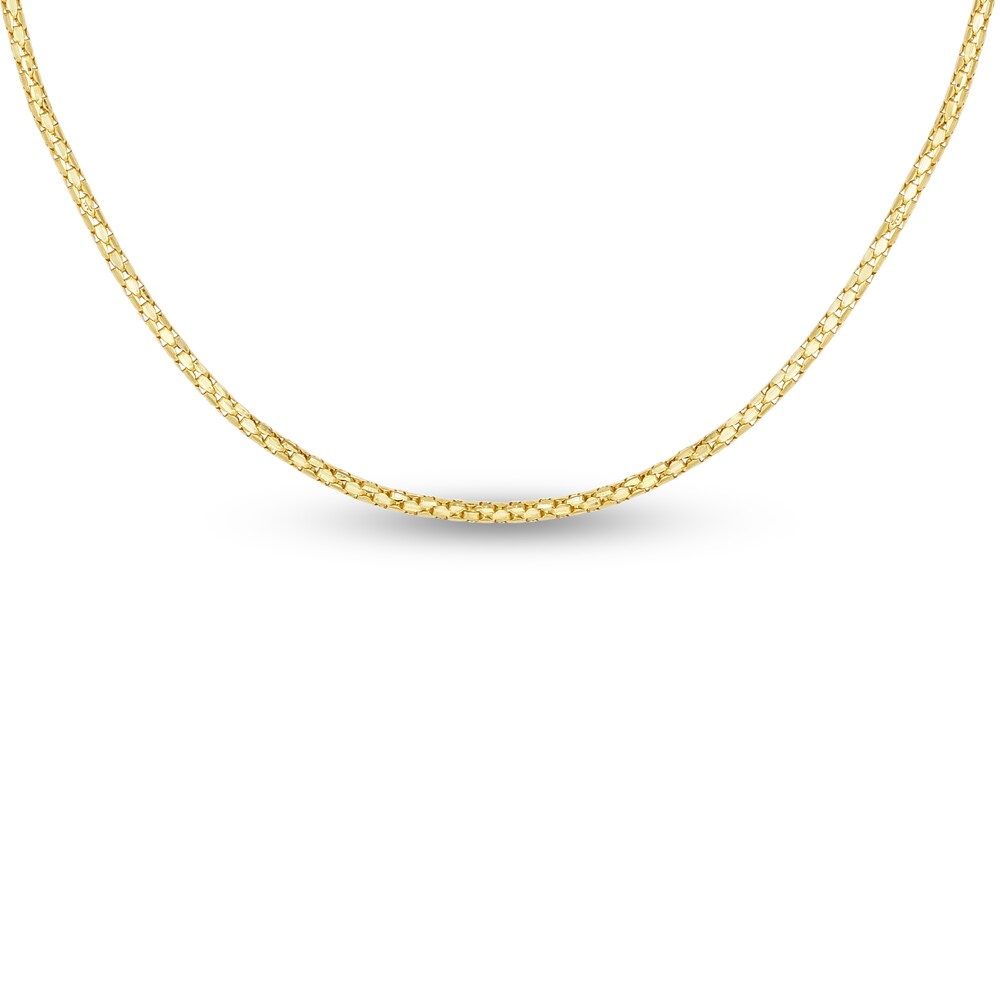 Popcorn Chain Necklace 14K Yellow Gold 22" Adjustable hc6ocpRX Popcorn Chain Necklace 14K Yellow Gold 22" Adjustable hc6ocpRX