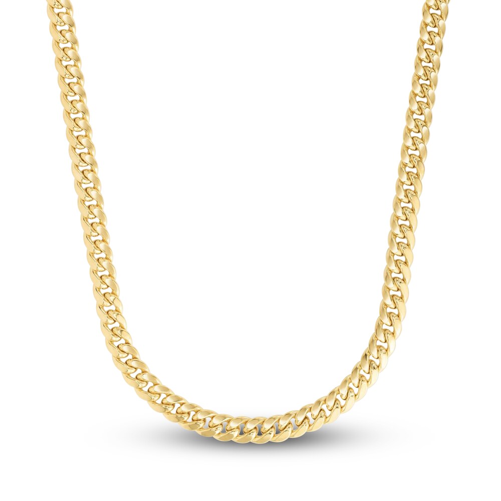 Miami Cuban Link Necklace 14K Yellow Gold 26" hy6bNzOC Miami Cuban Link Necklace 14K Yellow Gold 26" hy6bNzOC