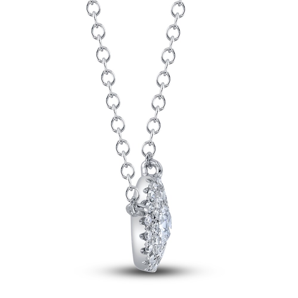Shy Creation Diamond Necklace 1/6 ct tw Round 14K White Gold 18\" SC55012671 i5mjMN3I Shy Creation Diamond Necklace 1/6 ct tw Round 14K White Gold 18\" SC55012671 i5mjMN3I