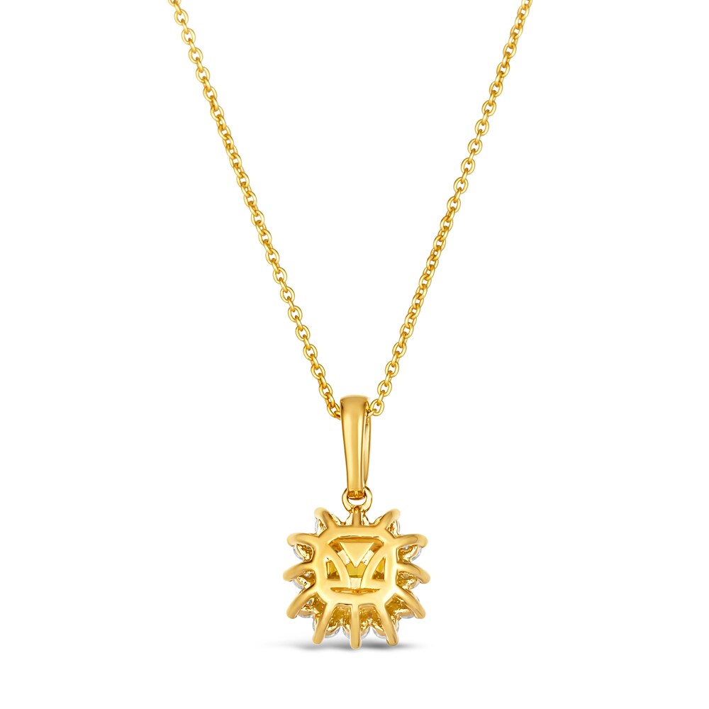 Le Vian Sunny Yellow Diamond Pendant Necklace 7/8 ct tw Cushion/Round 14K Honey Gold 18\" jI9GIpIq Le Vian Sunny Yellow Diamond Pendant Necklace 7/8 ct tw Cushion/Round 14K Honey Gold 18\" jI9GIpIq